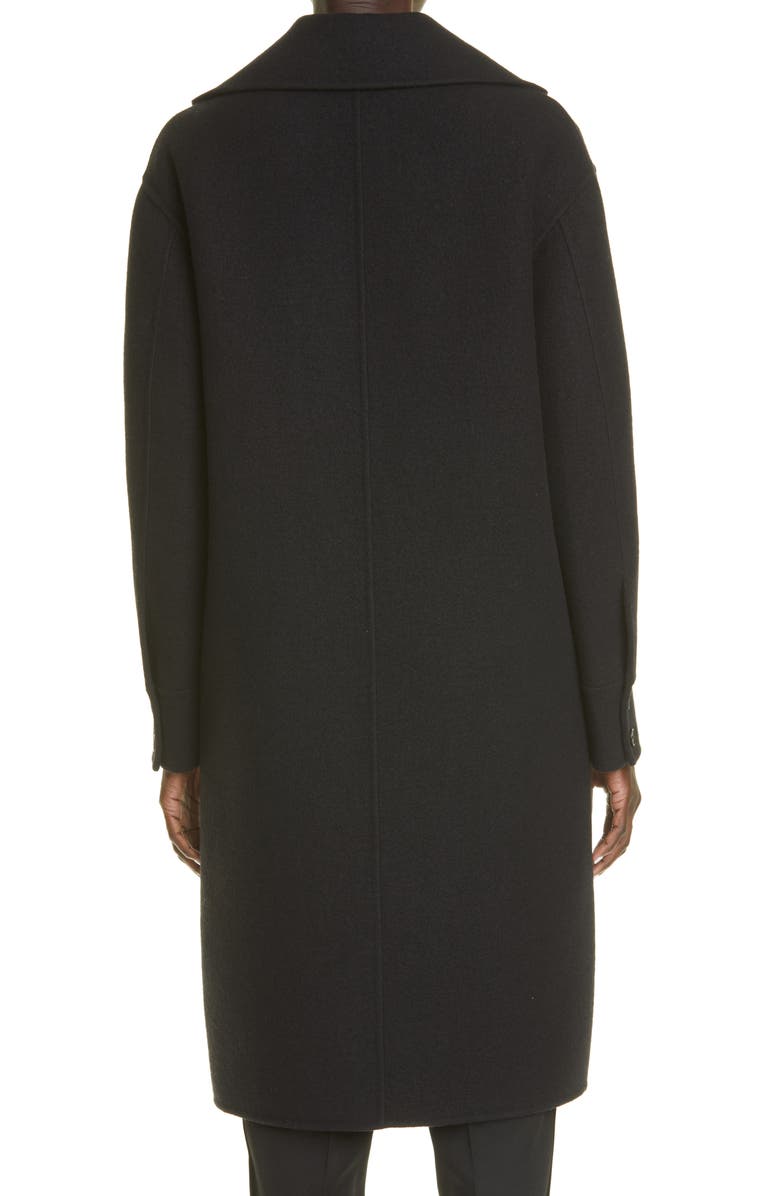 Jil Sander Washed Virgin Wool Felt Coat, Alternate, color,