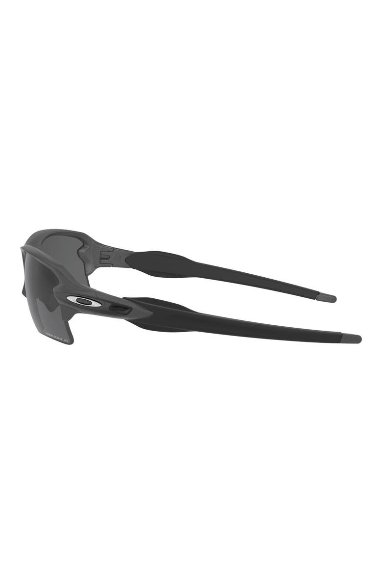 Flak® 2.0 XL 59mm Prizm™ Polarized Wrap Sunglasses, Alternate, color, STEEL/ PRIZM BLACK IRIDIUM