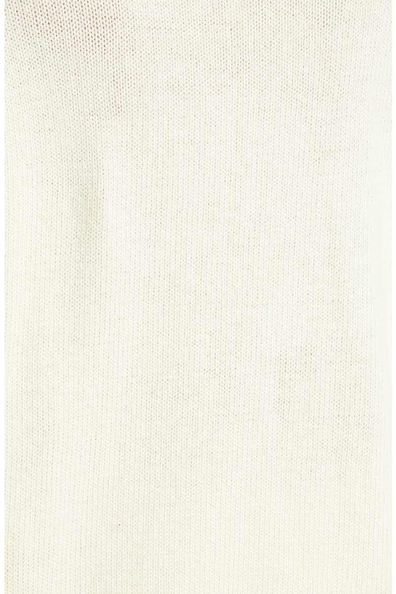 Fringe Merino Wool Sweater, Alternate, color, WHITE