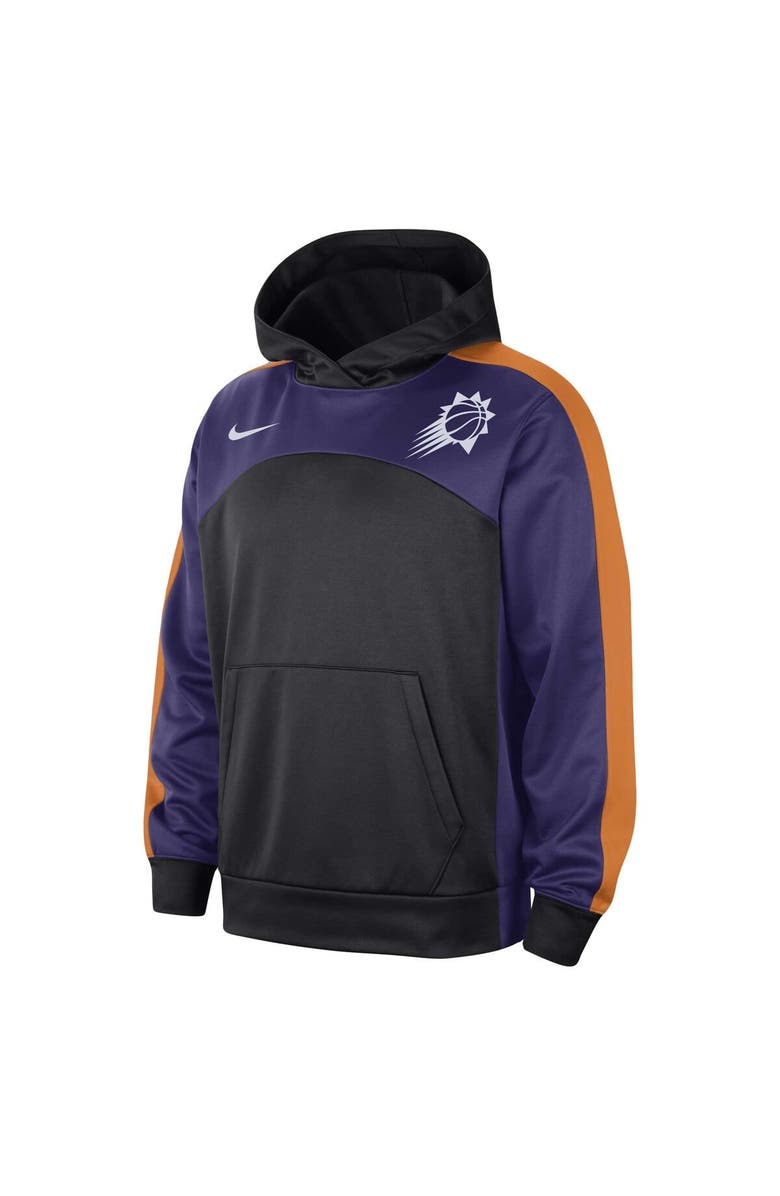 Nike Men's Nike Black/Purple Phoenix Suns Authentic Starting Five Force Performance Pullover Hoodie, Alternate, color, Black