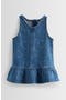 Print Denim Jumper