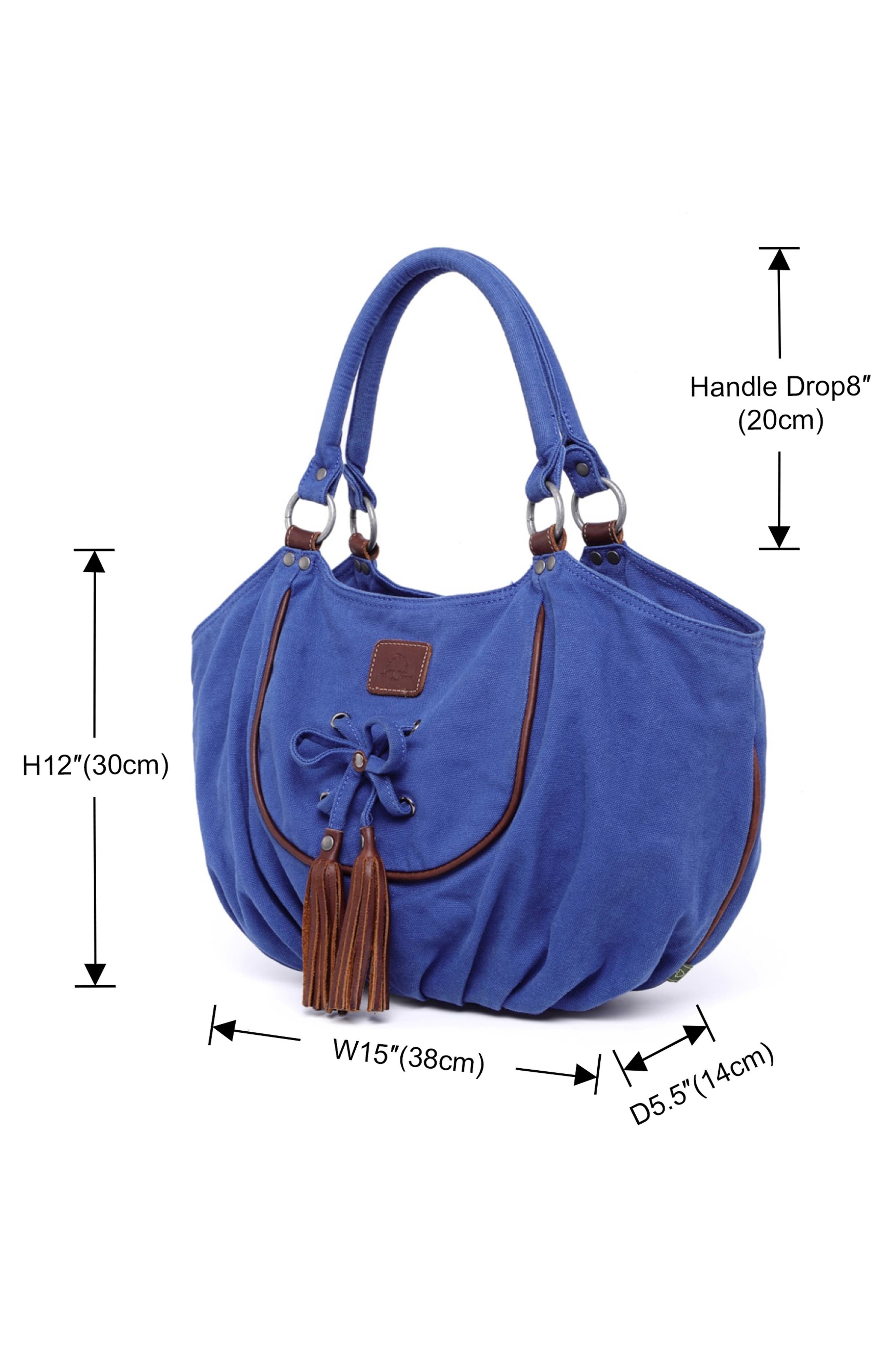 Bold Lotus Hobo, Alternate, color, NAVY