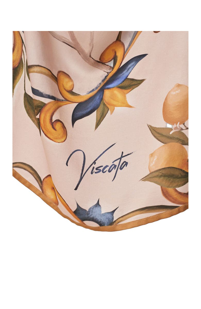 VISCATA Square Scarf, Alternate, color, Robin