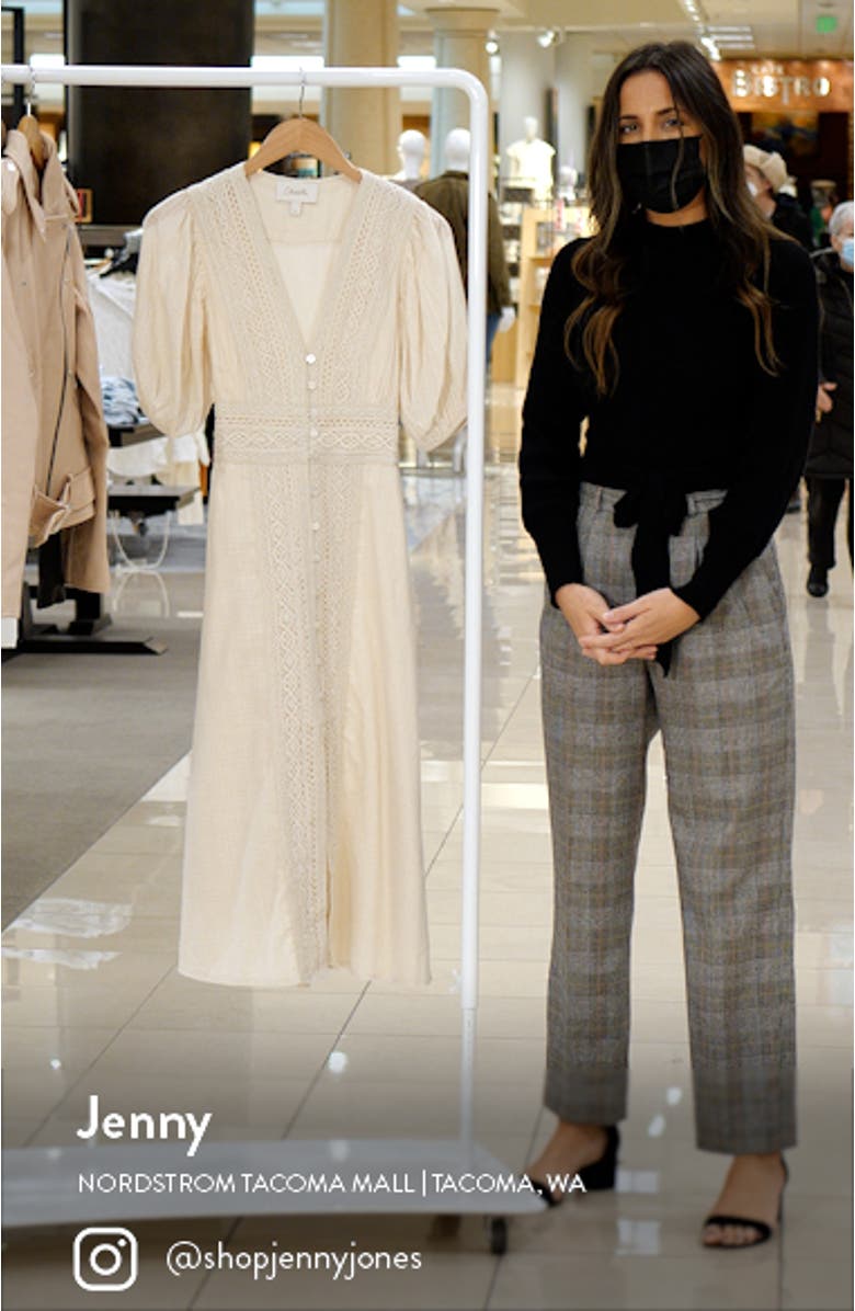 Magnolia Button Front Midi Dress, sales video thumbnail