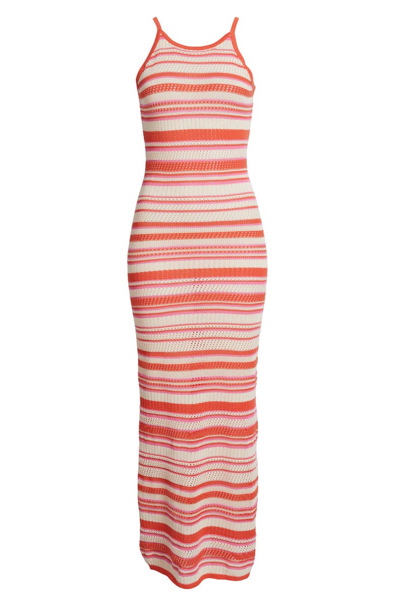Rip Curl Sun to Sea Stripe Open Stitch Maxi Dress, Alternate, color, 