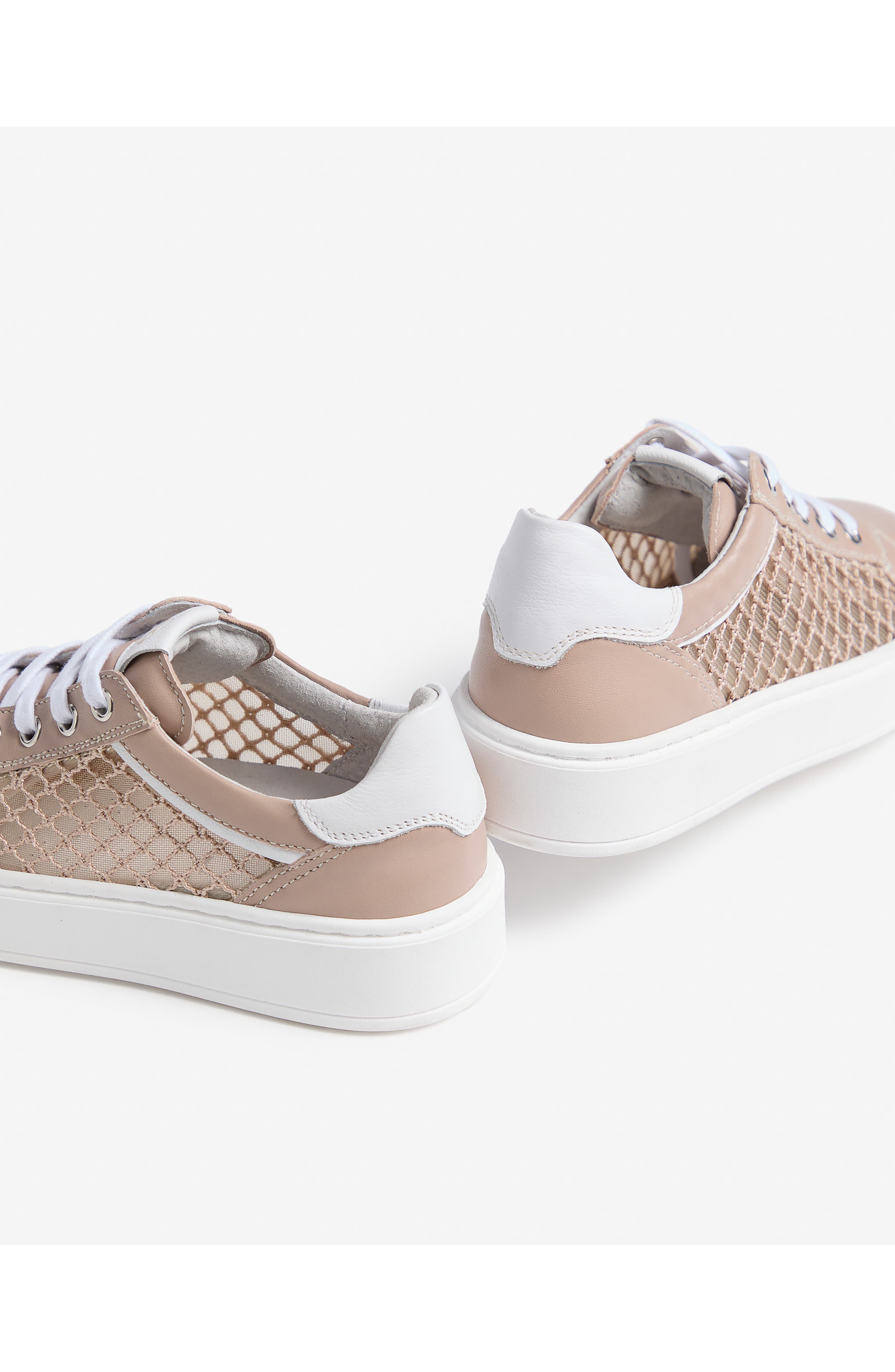 Mesh Low Top Sneaker, Alternate, color, ROSE