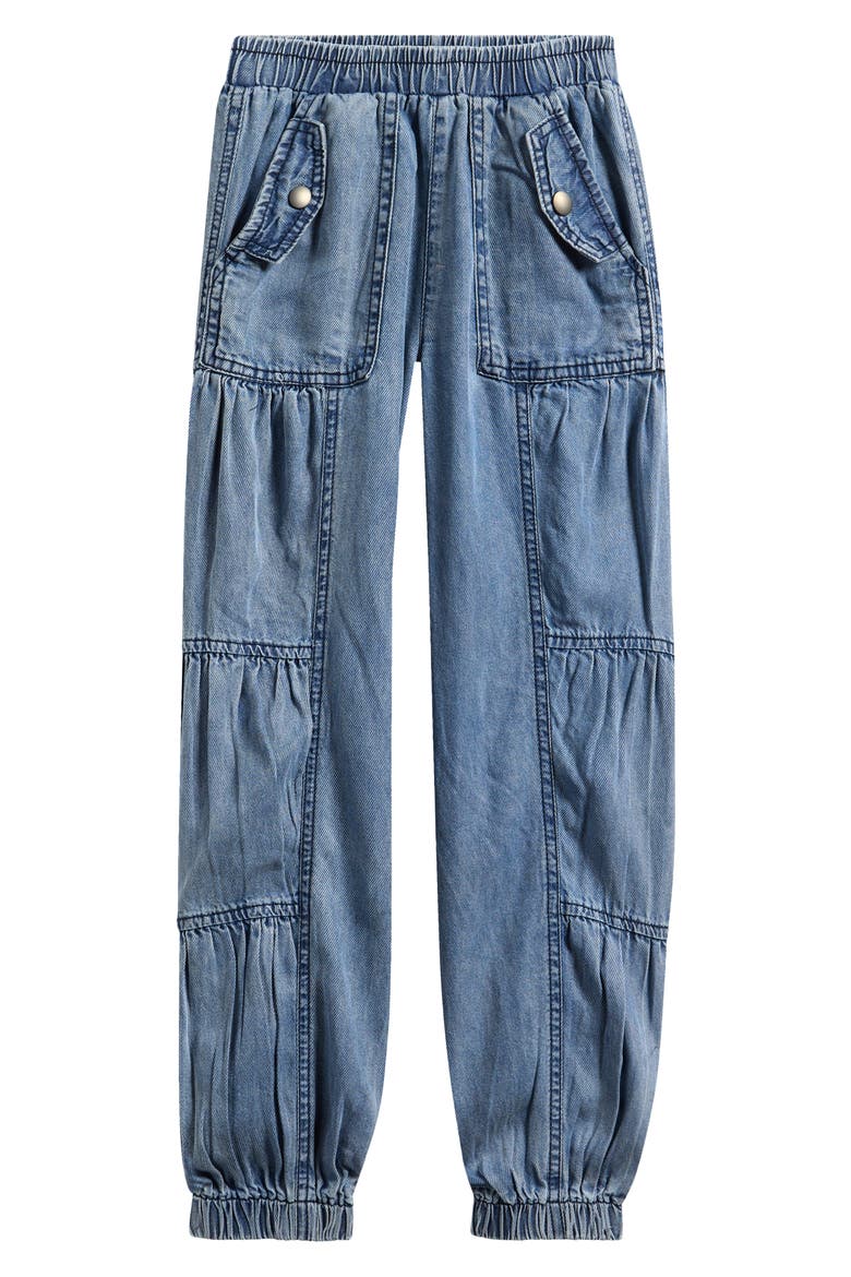 Kids' Cargo Joggers, Main, color, MED. BLUE WASH