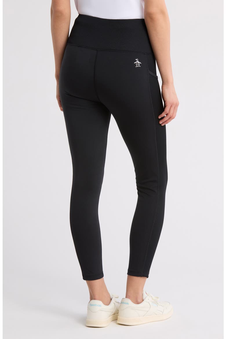Solid Pocket Leggings, Alternate, color, CAVIAR