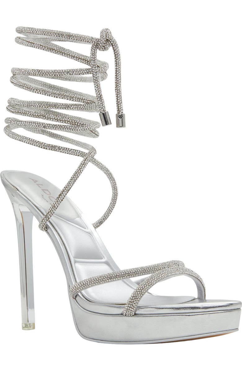 ALDO Izabella Ankle Wrap Platform Stiletto, Main, color,