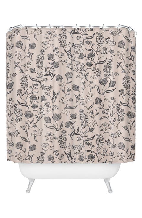 Ingrid Floral Shower Curtain