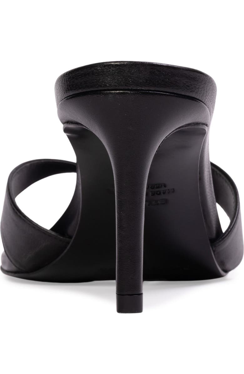 BLACK SUEDE STUDIO Aura 70 Mule, Alternate, color, Black Leather