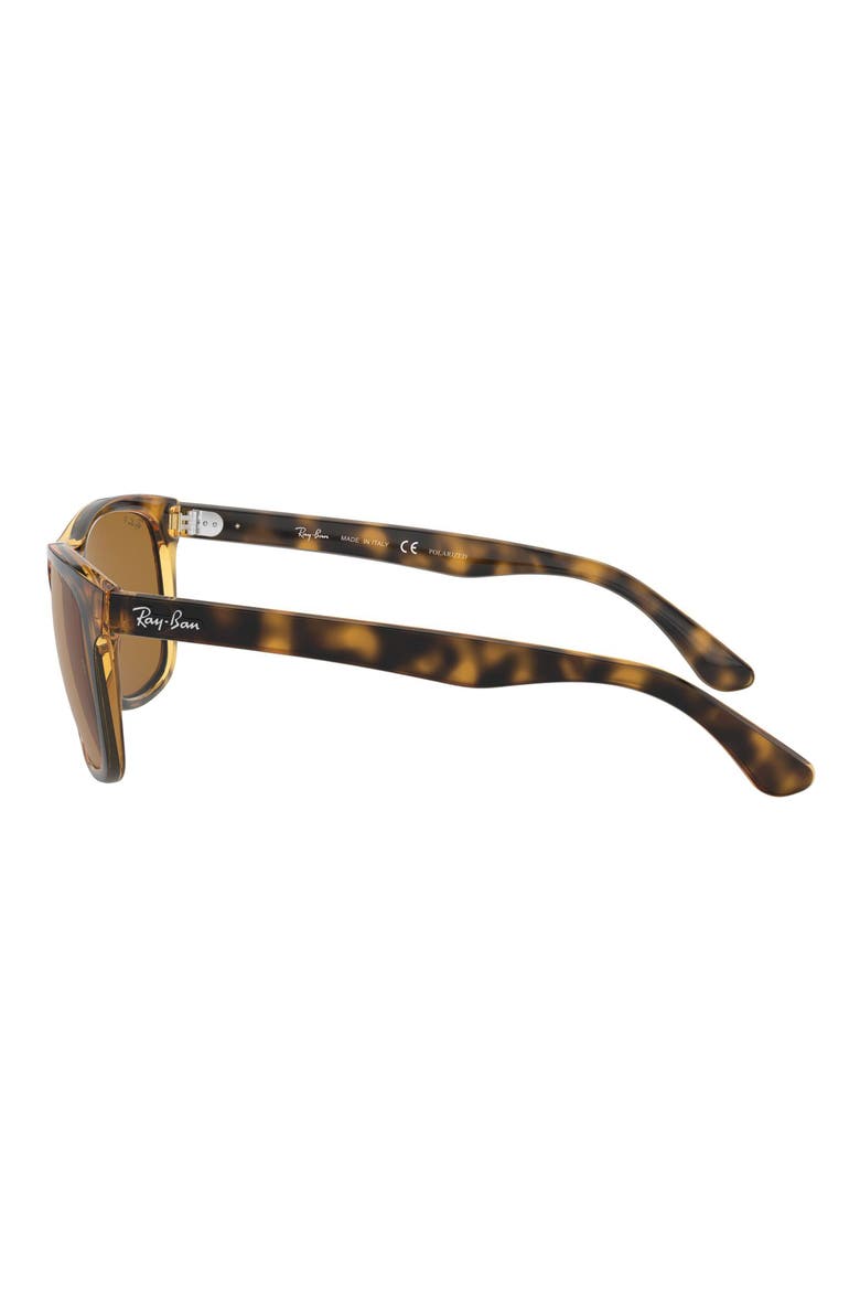 Wayfarer 57mm Polarized Sunglasses, Alternate, color, POLARIZED BROWN