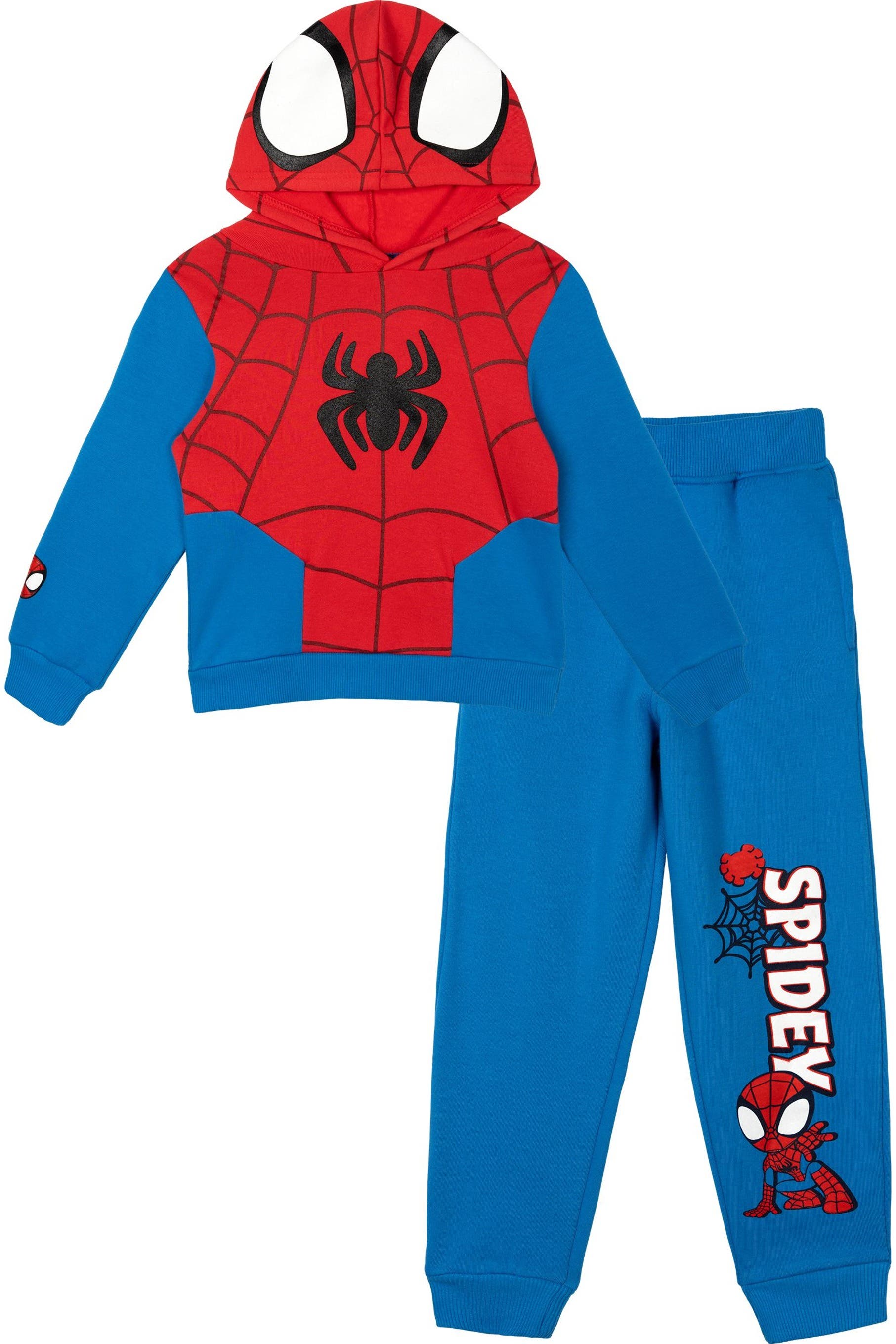 Marvel Kids'  Spidey And His Amazing Friends Fleece Hoodie And Pants Set In Multi