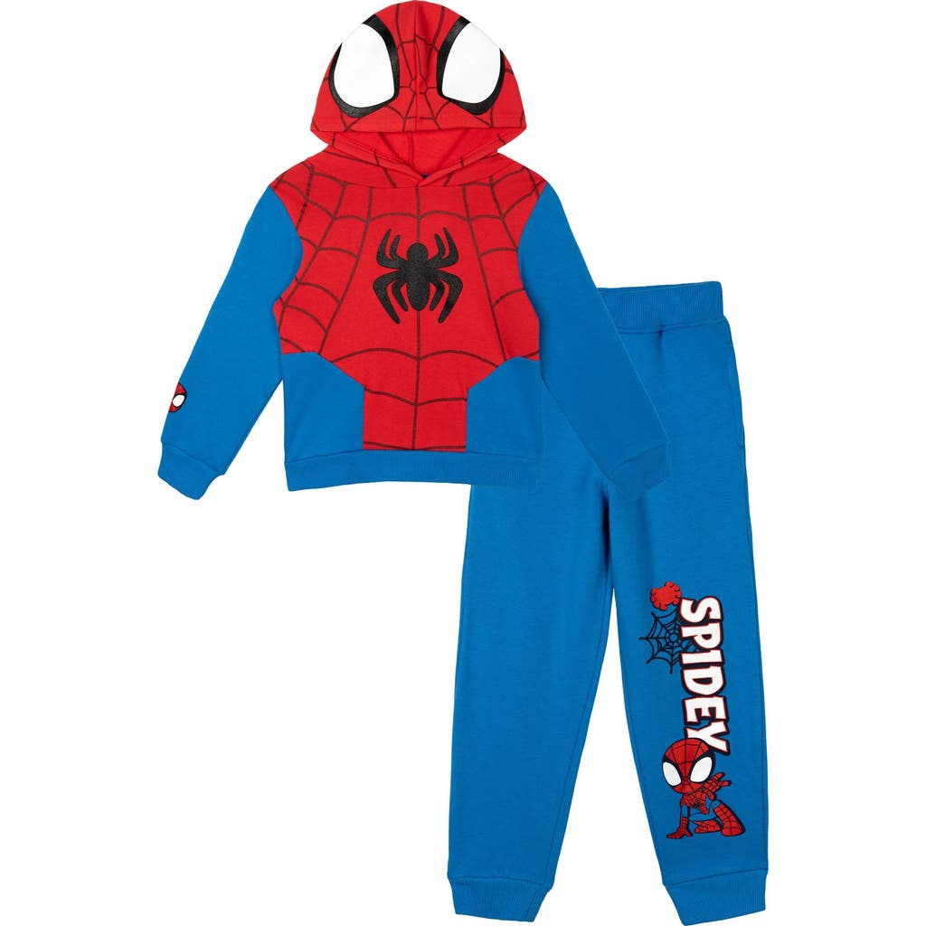 Marvel Kids' Spidey And His Amazing Friends Fleece Hoodie And Pants Set In Multi