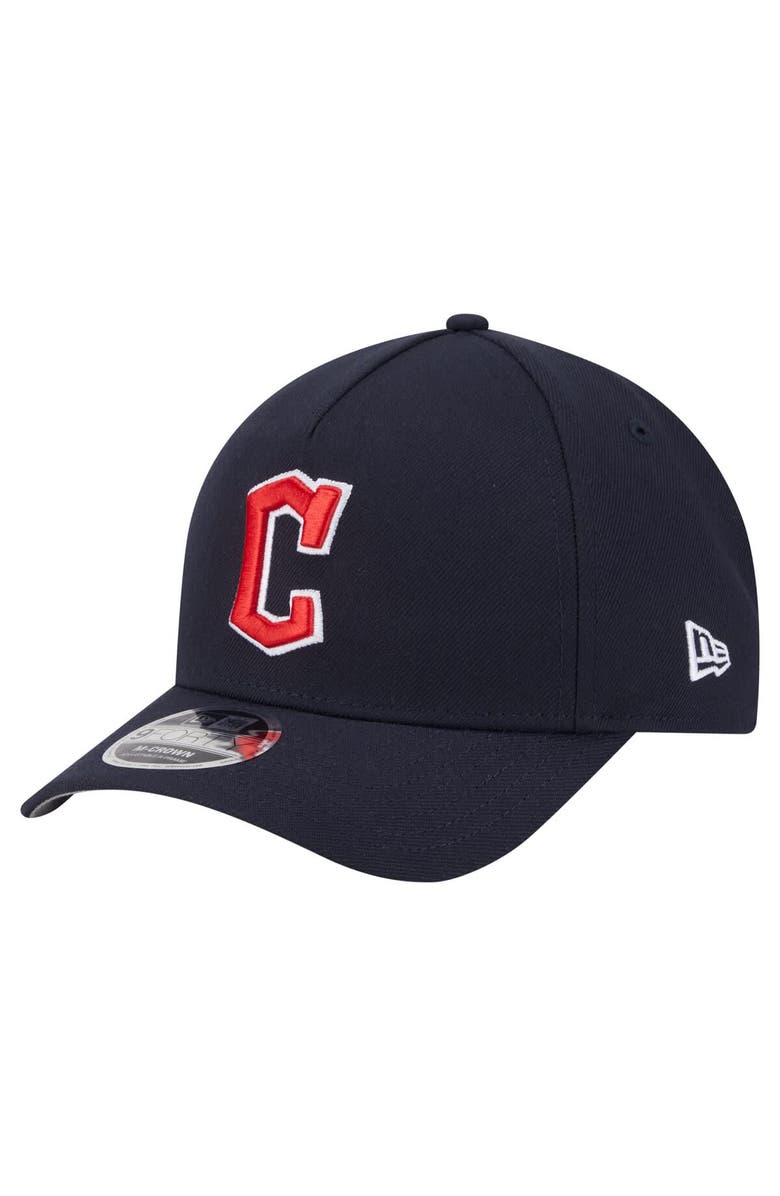 New Era Men's New Era Navy Cleveland Guardians 9FORTY M-Crown Adjustable Hat, Main, color,