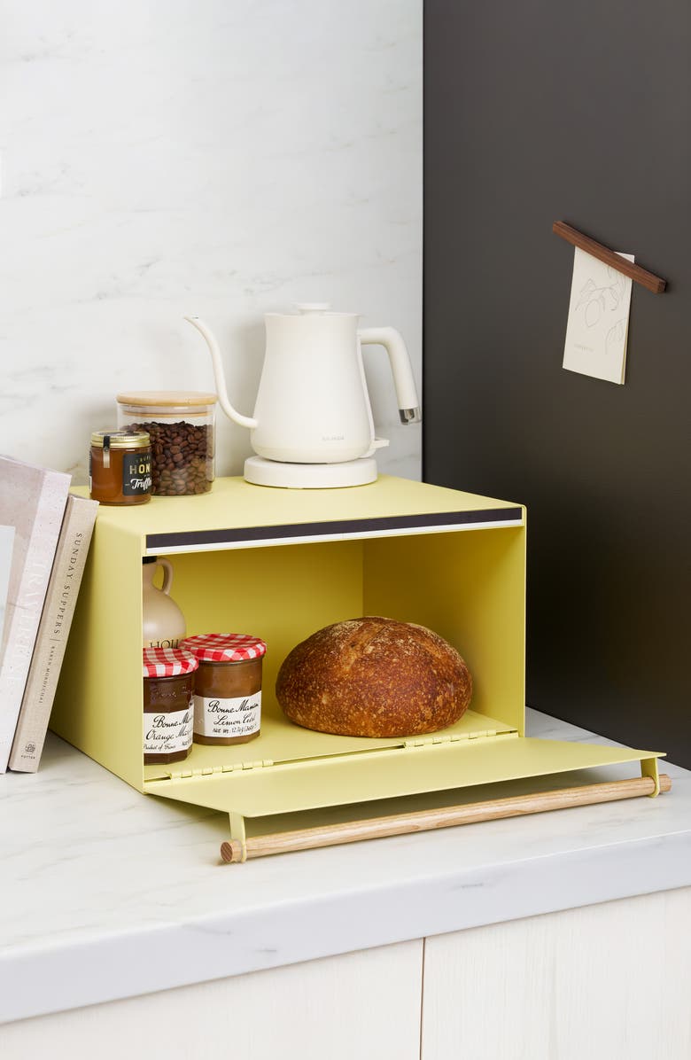 Yamazaki Bread Box, Alternate, color, Yellow
