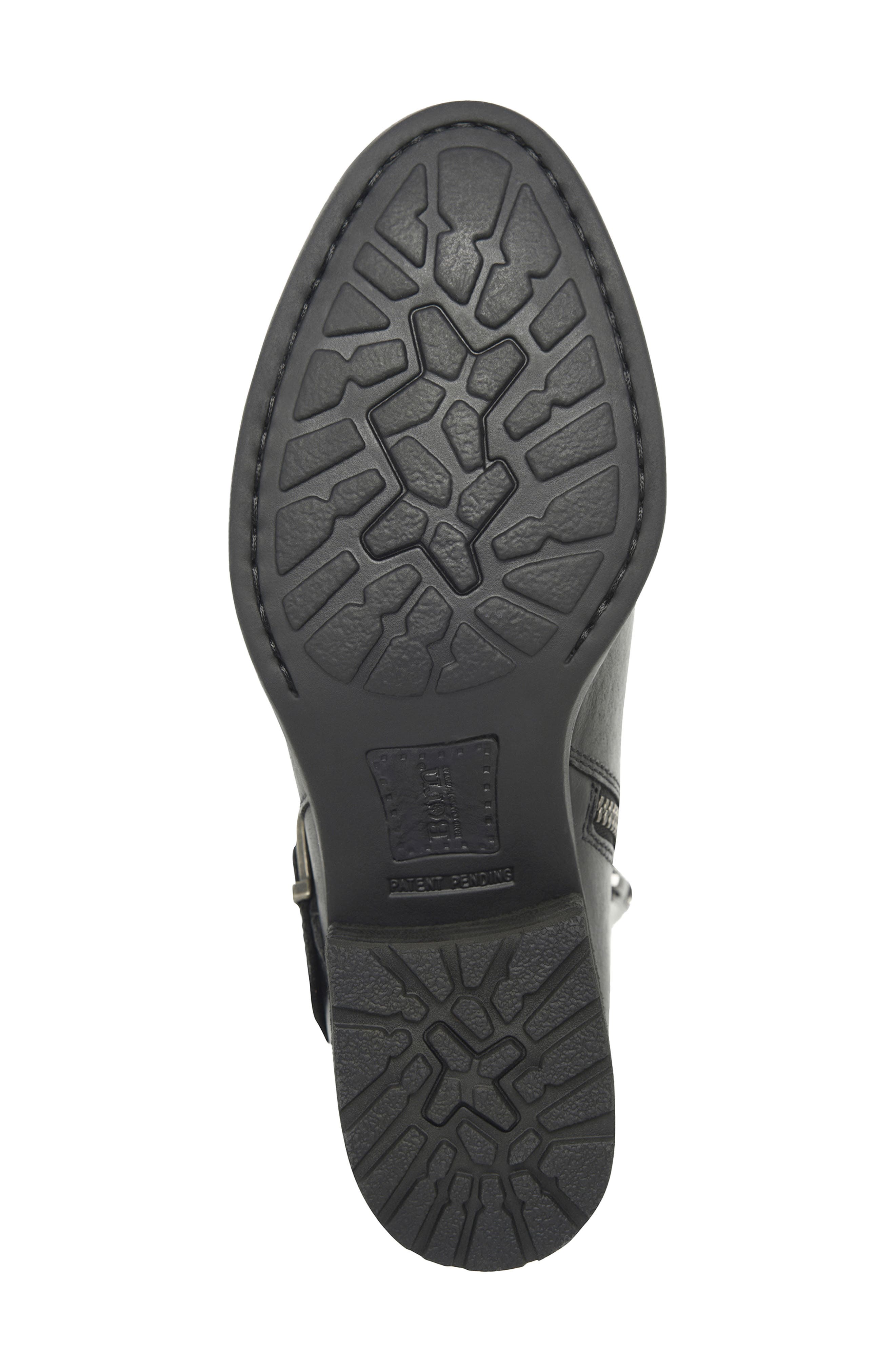 Børn Kace Bootie, Alternate, color, Black Leather