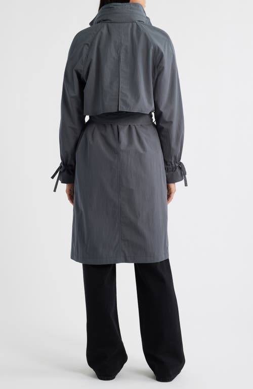 Bernardo Cotton Blend Trench Coat