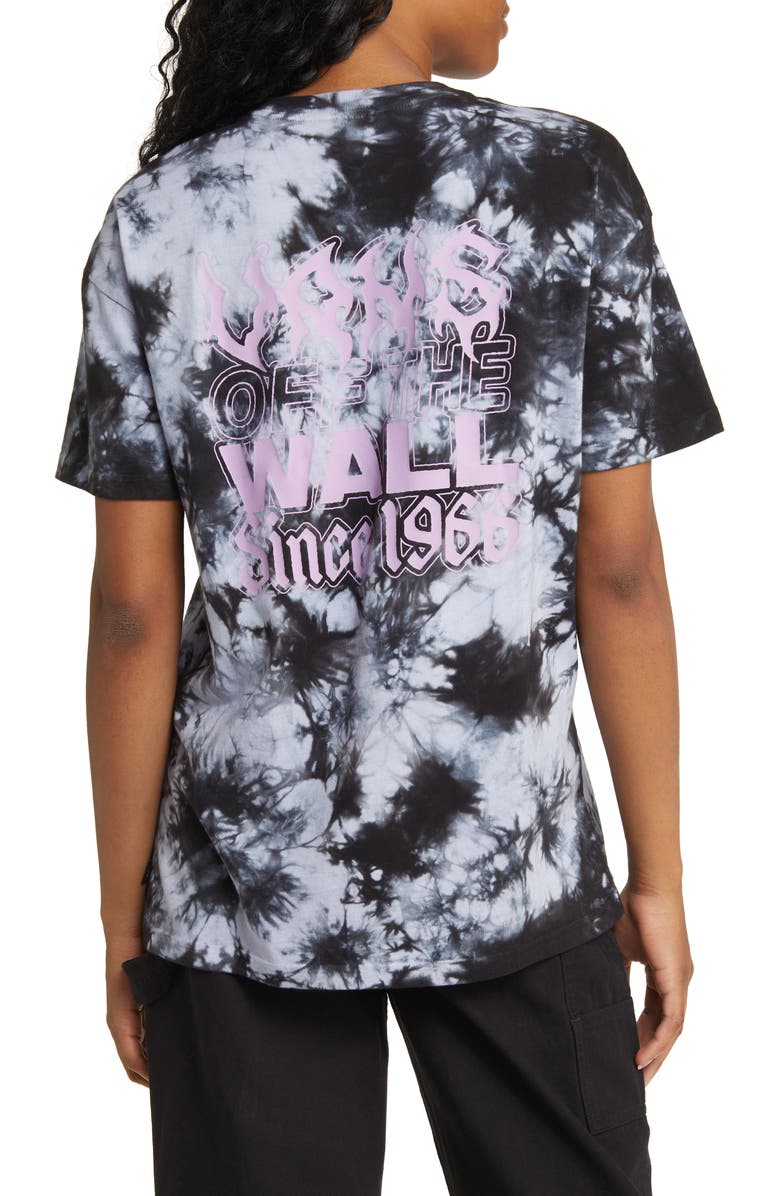 Vans Tie Dye Logo Graphic Cotton T-Shirt, Alternate, color, 