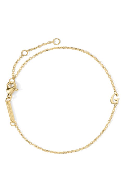 Initial Chain Bracelet