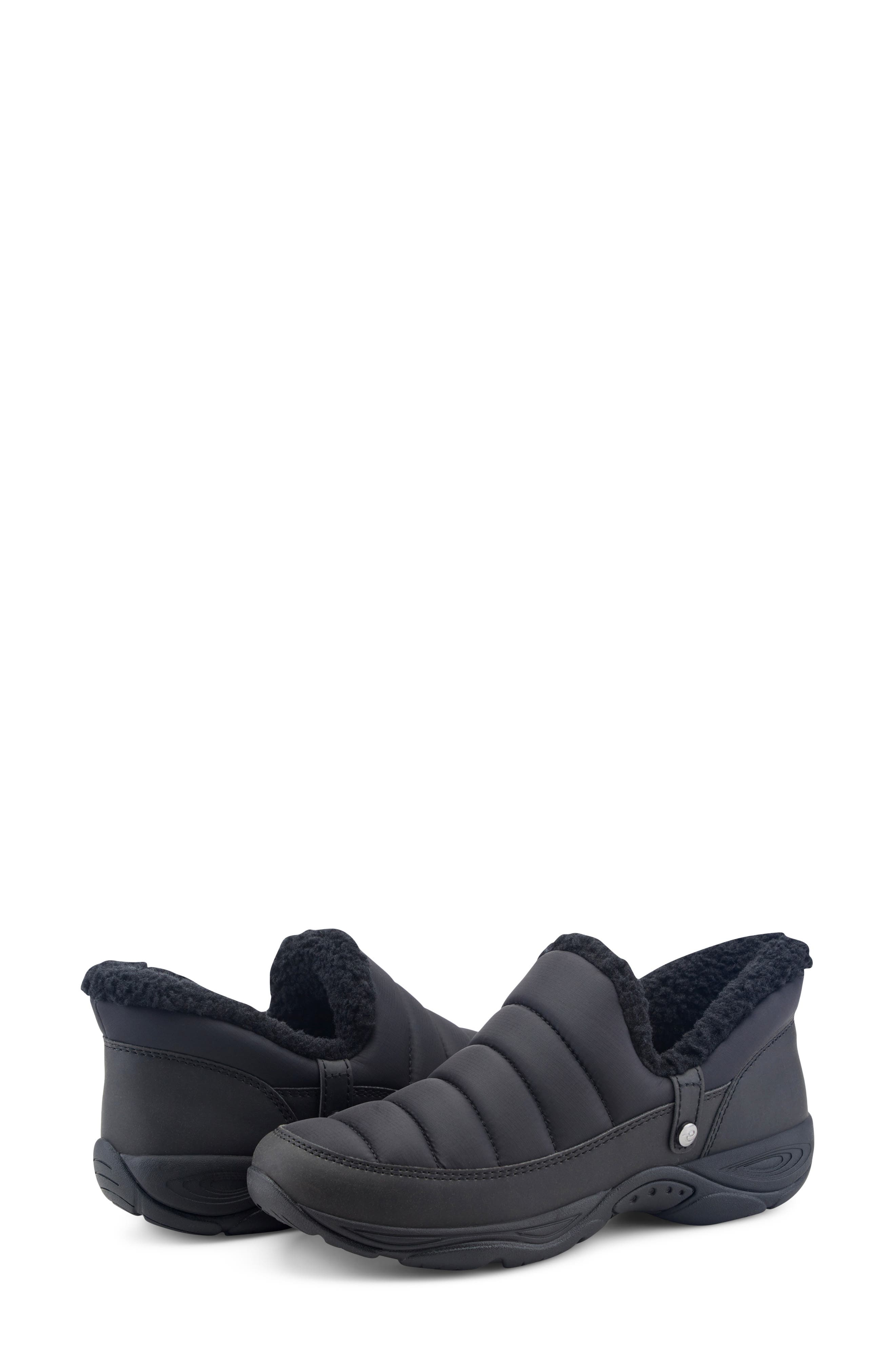 Egor Water Repellent Slip-On Bootie, Alternate, color, BLACK