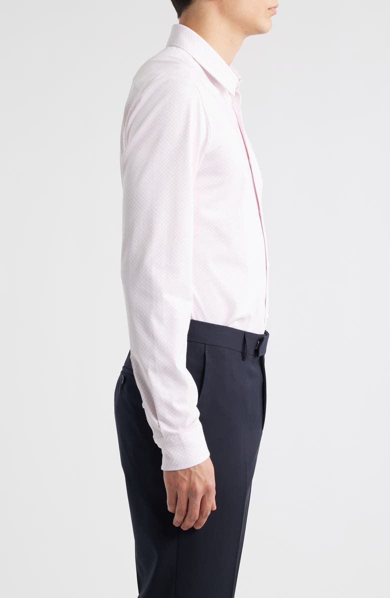 BOSS Roan Kent Slim Fit Button-Up Shirt, Alternate, color, Open Pink