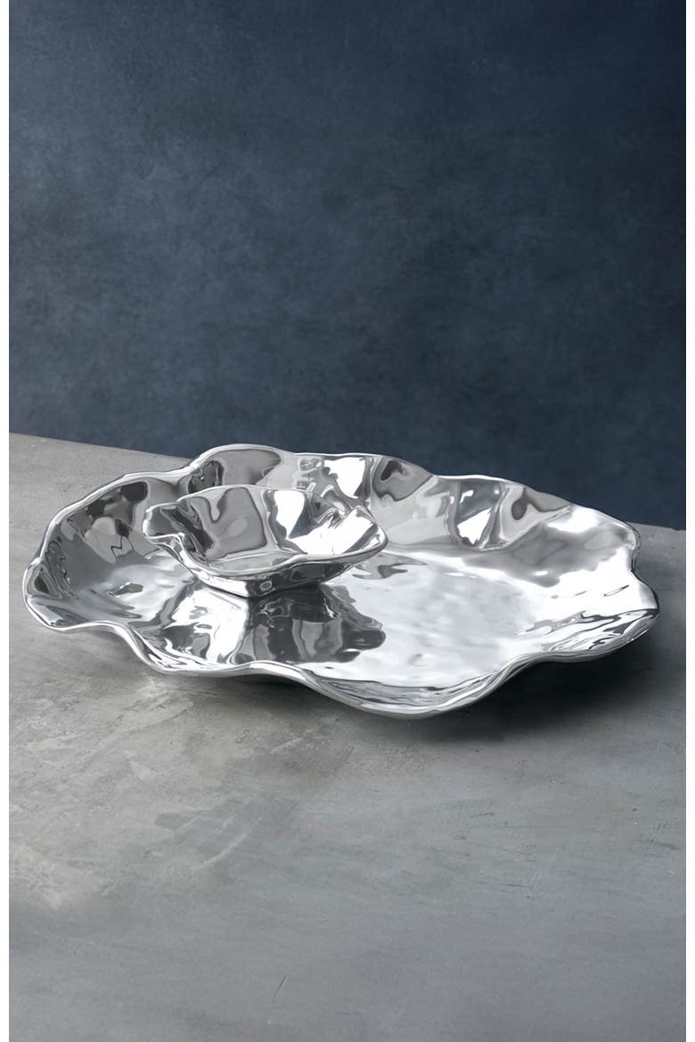 VENTO Bergamo Chip and Dip, Alternate, color, Silver