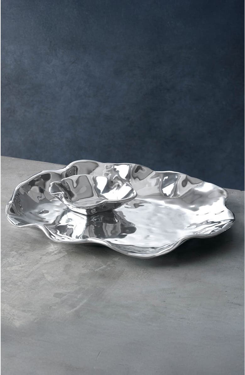 BEATRIZ BALL Collection VENTO Bergamo Chip and Dip, Main, color, Silver