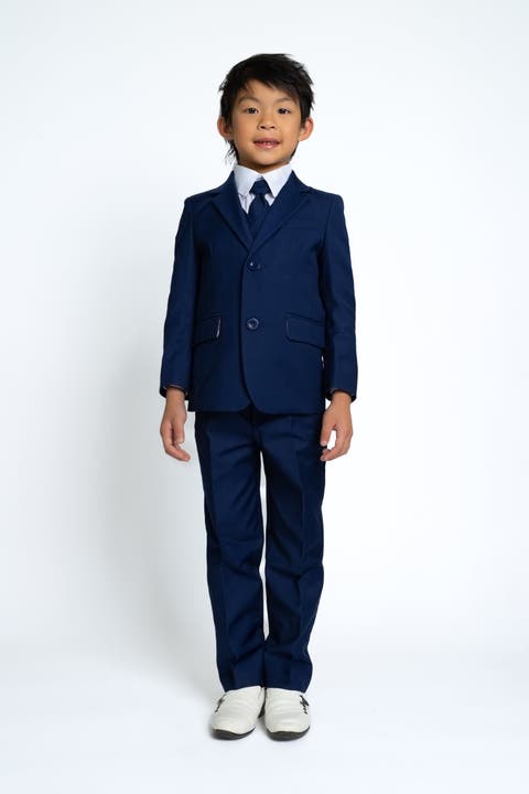 Kids' 007 5-Piece Slim Fit Suit (Baby, Toddler, Little Kid & Big Kid)