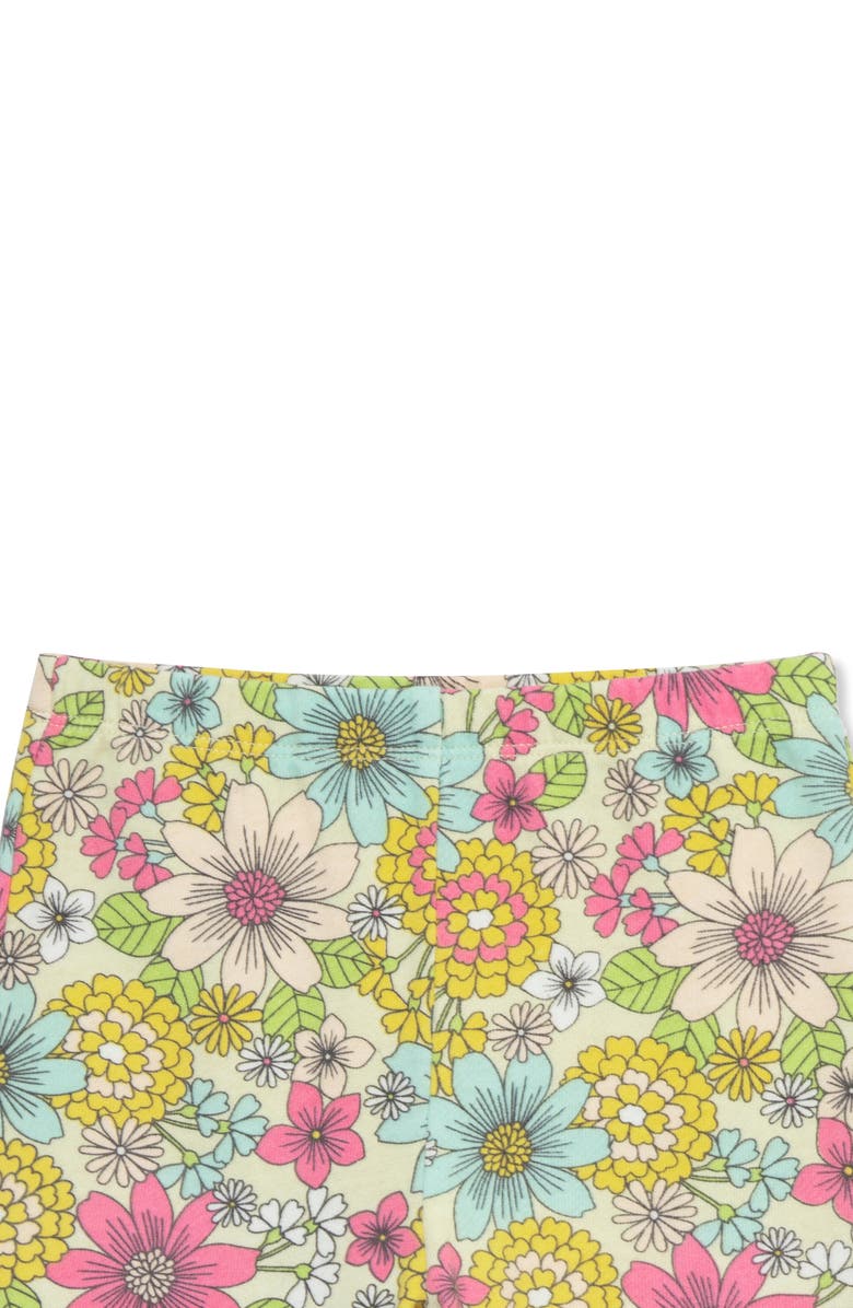 Peek Essentials Floral Cotton Top & Flare Pants Set, Alternate, color, 