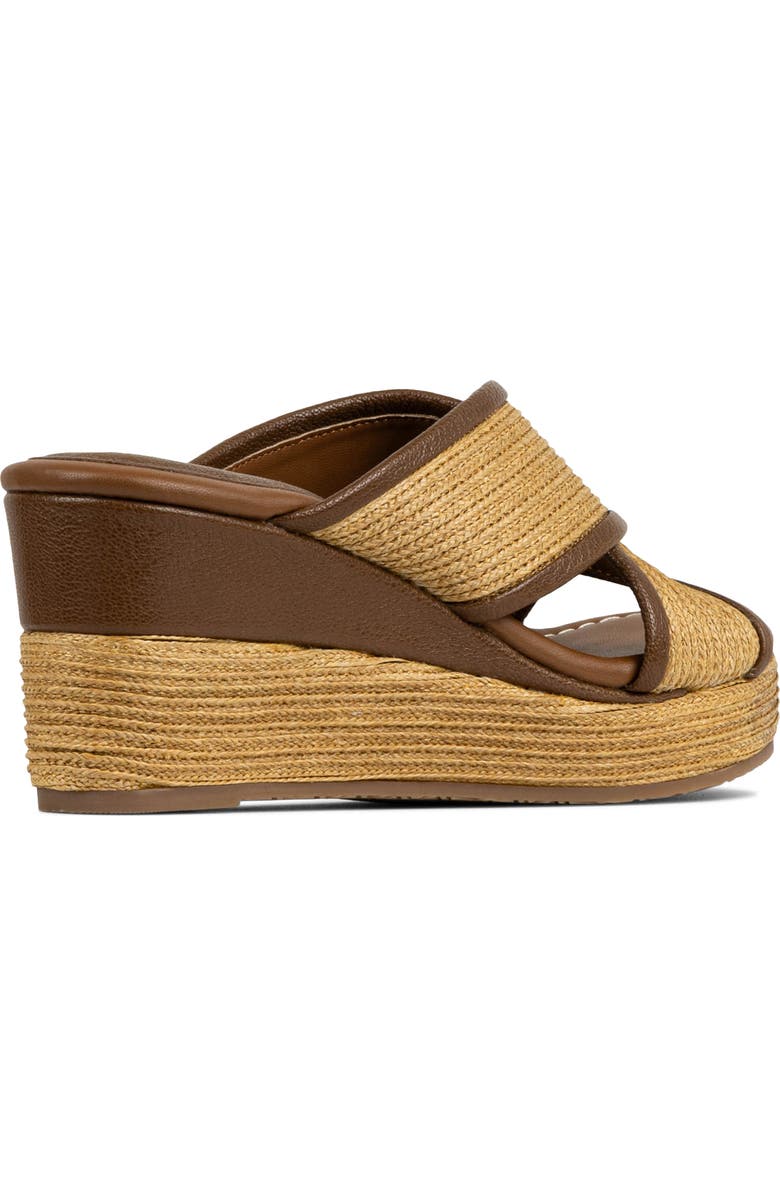 Donald Pliner Gorgina Platform Wedge Sandal, Alternate, color, Saddle
