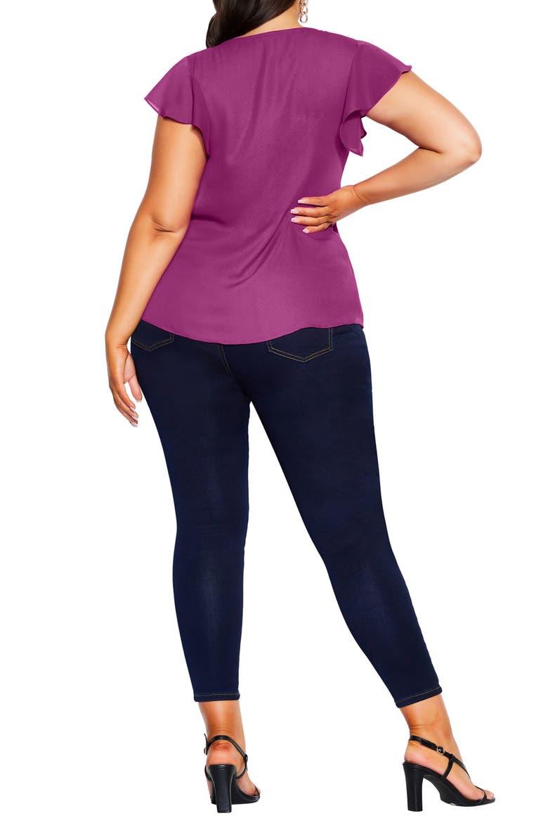 Fling Half Zip Top, Alternate, color, MAGENTA