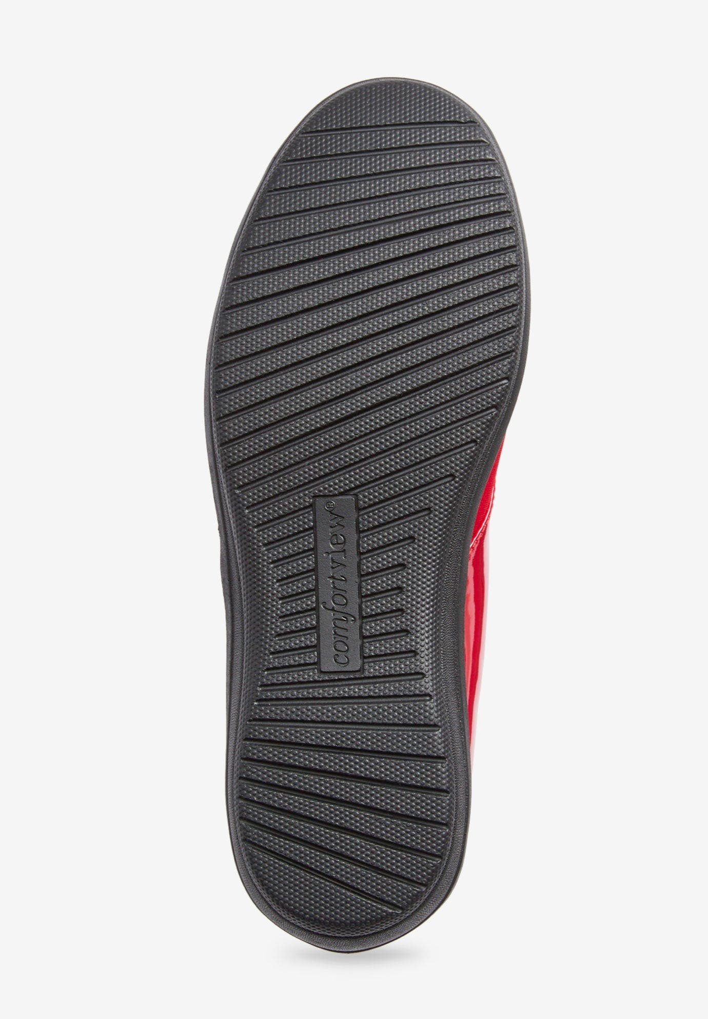 The Annete Bunion Friendly Slip On Orthotic Flat, Alternate, color, RED