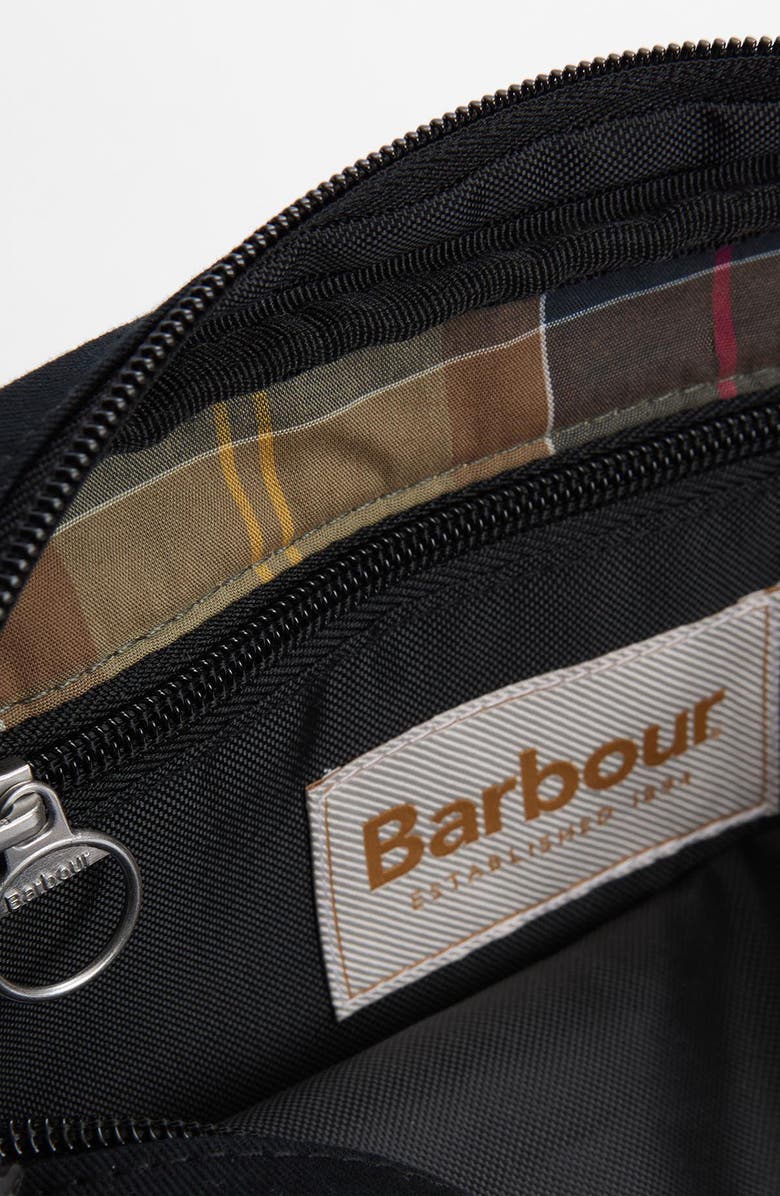 Barbour Olivia Cotton Canvas Crossbody Bag, Alternate, color, Black