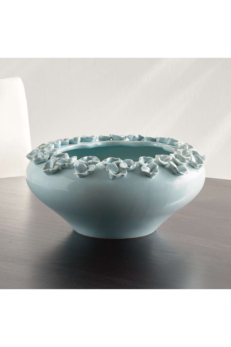 Petite Fleur Decorative Bowl, Alternate, color, Blue