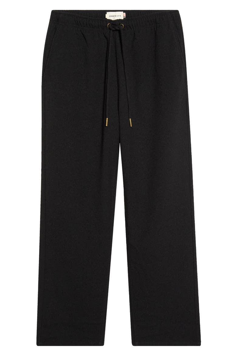 Nep Yarn Pants, Main, color, BLACK