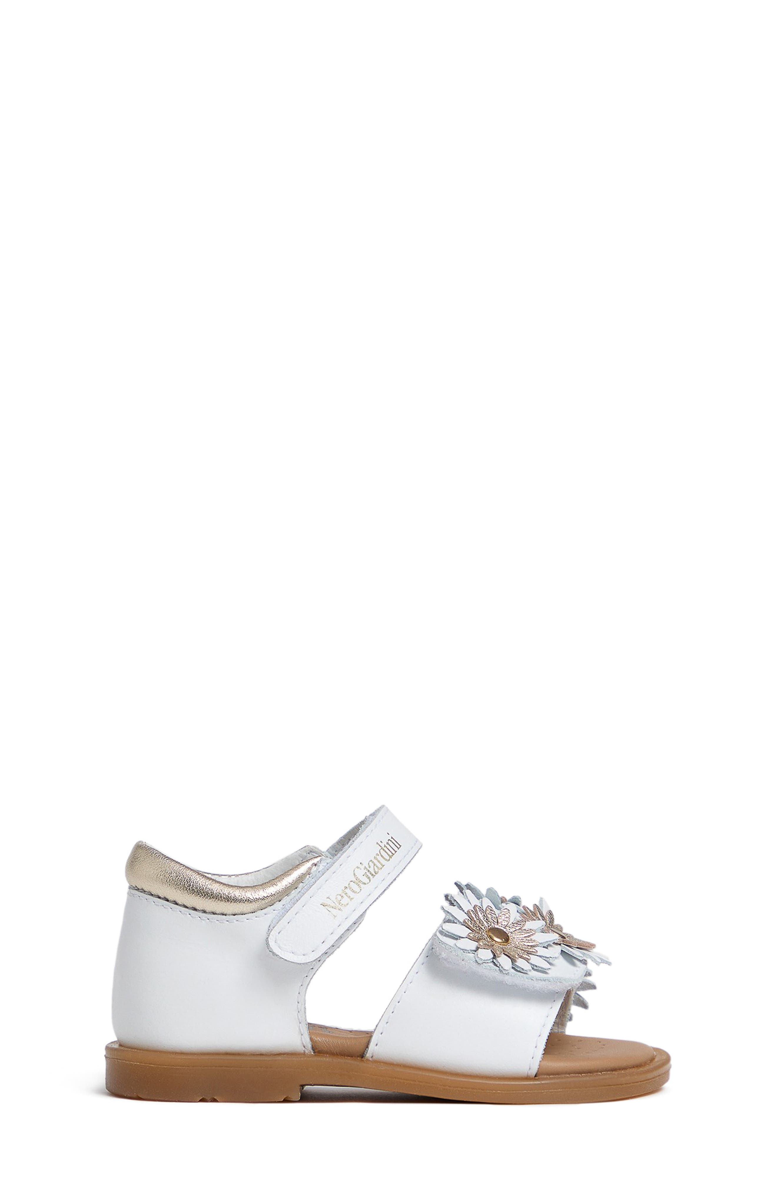 NeroGiardini Daisy Sandal, Alternate, color, White
