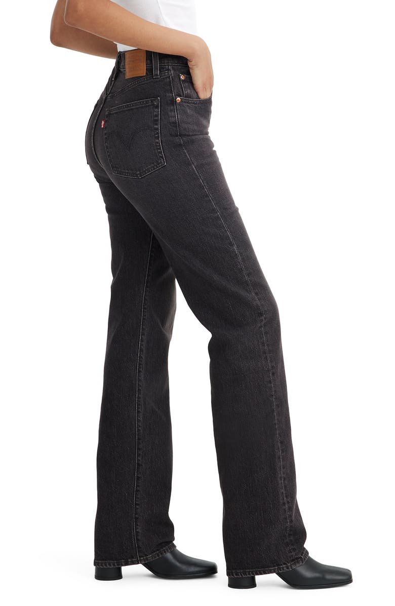 Levi's<sup>®</sup> Ribcage Full Length Jeans, Alternate, color, Static Noise Overload