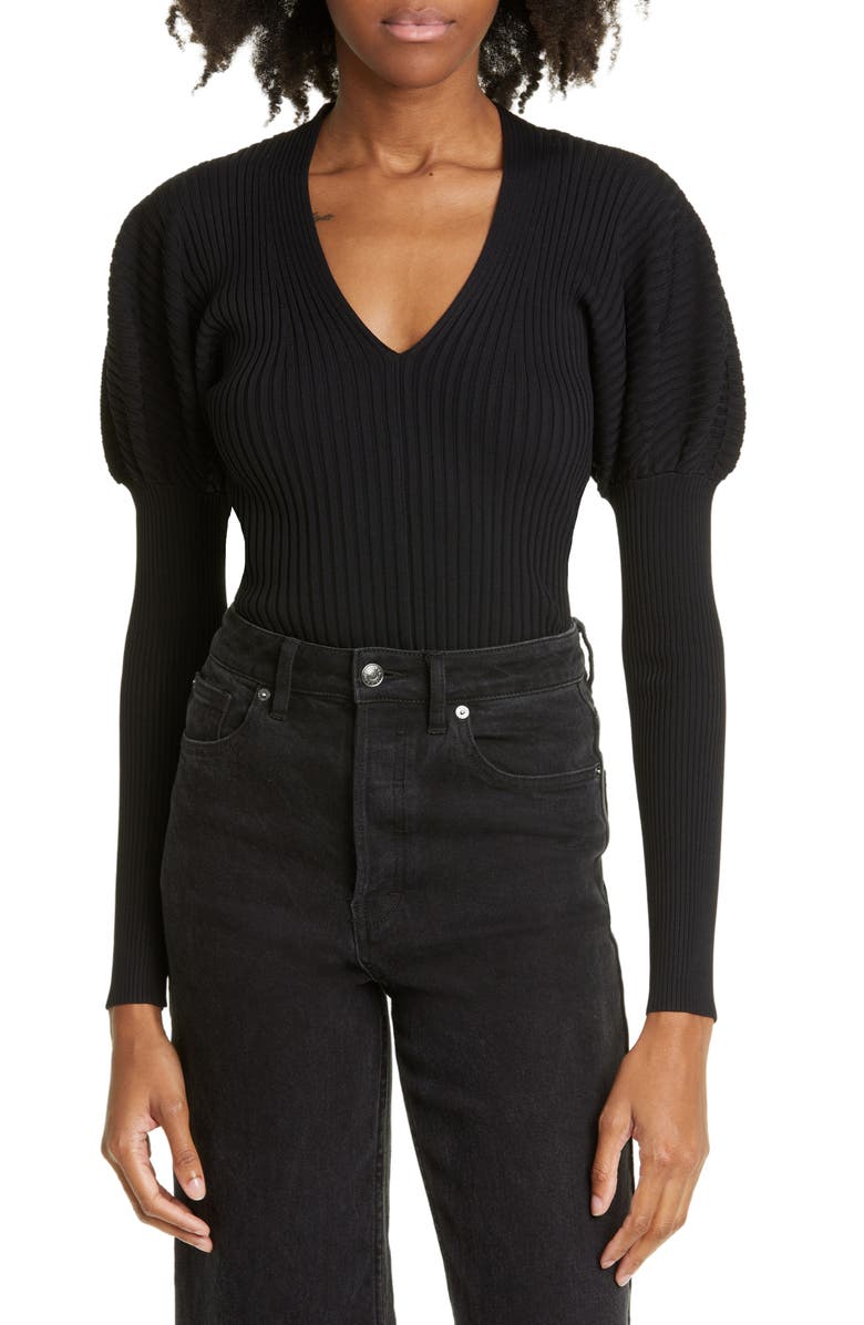 Ted Baker London Ivery Rib Juliet Sleeve Sweater, Main, color,