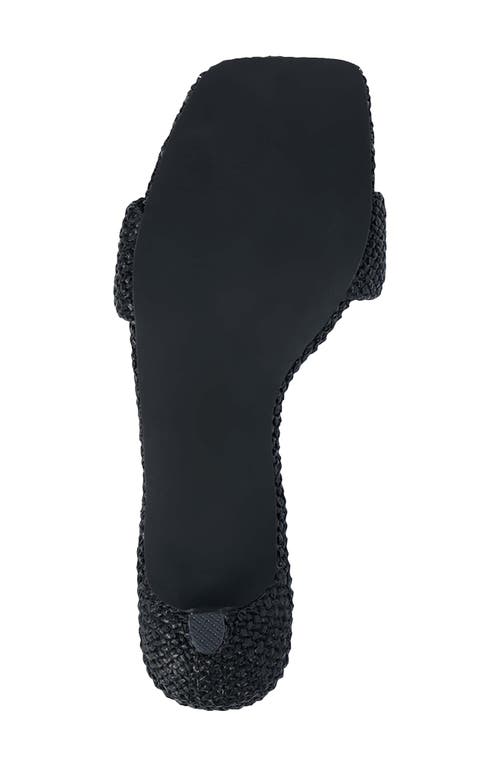 Beach By Matisse Capricorn Kitten Heel Slide Sandal In Black