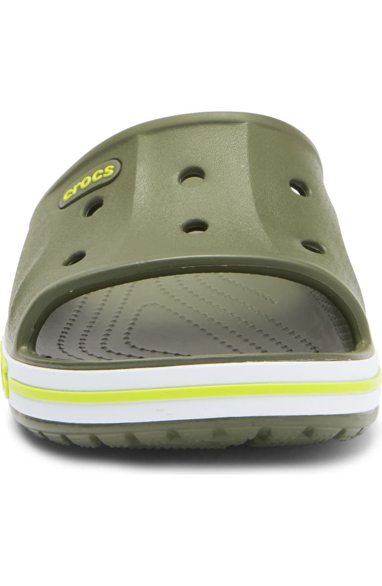 CROCS Bayaband Slide Sandal, Alternate, color, Army Green