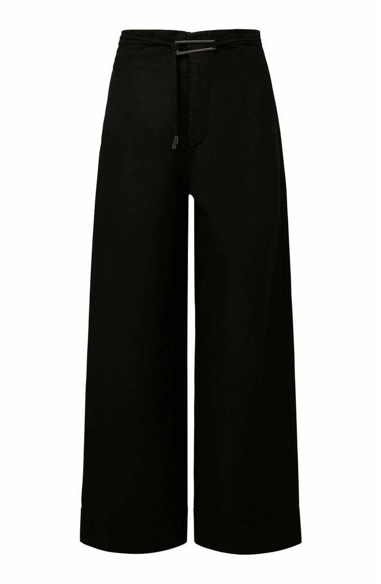 Onia Air Linen Paperbag Trouser, Alternate, color, 