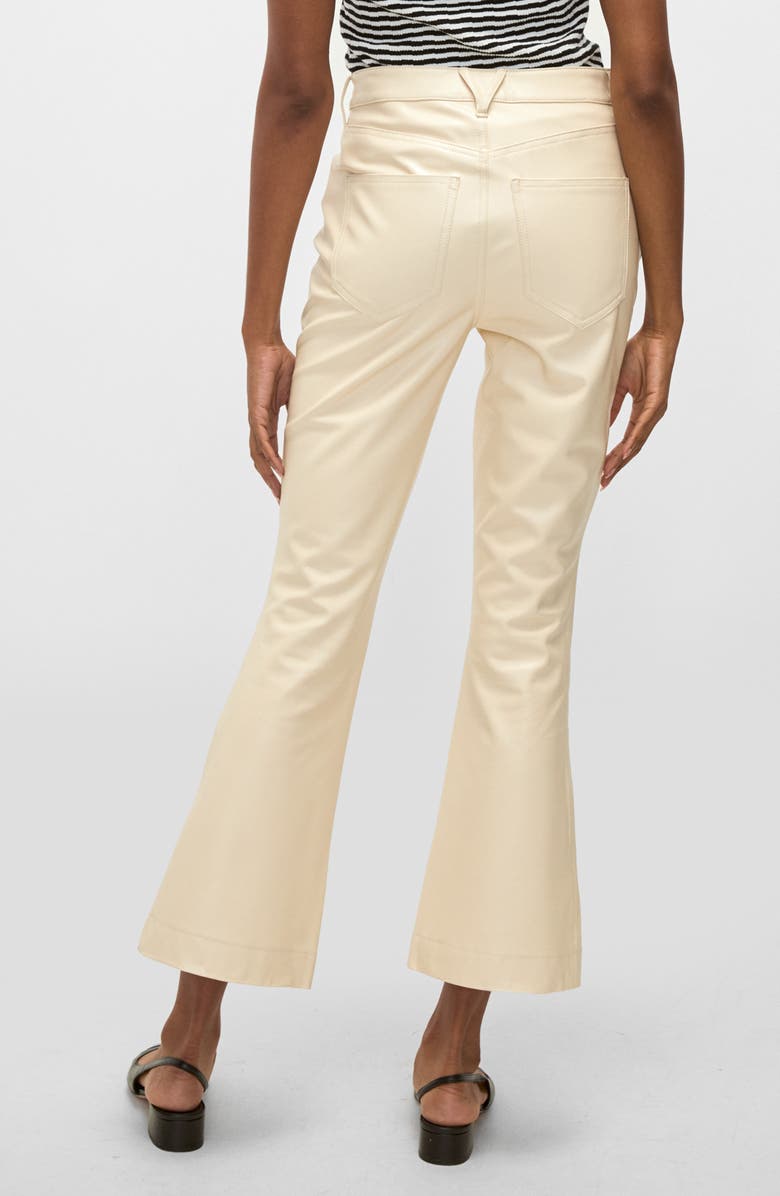 Veronica Beard Carson High Waist Flare Ankle Jeans, Alternate, color, Ecru