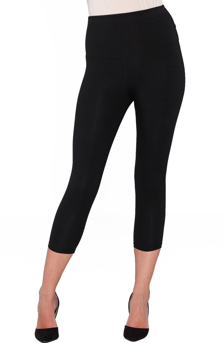 Angel Maternity The Tummy Tight Capri Postpartum Leggings, Main, color,