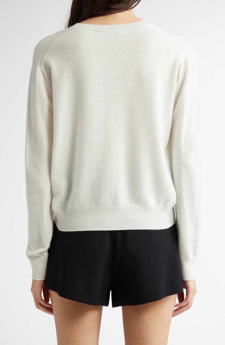 Johnstons of Elgin Classic Cashmere V-Neck Sweater, Alternate, color, 