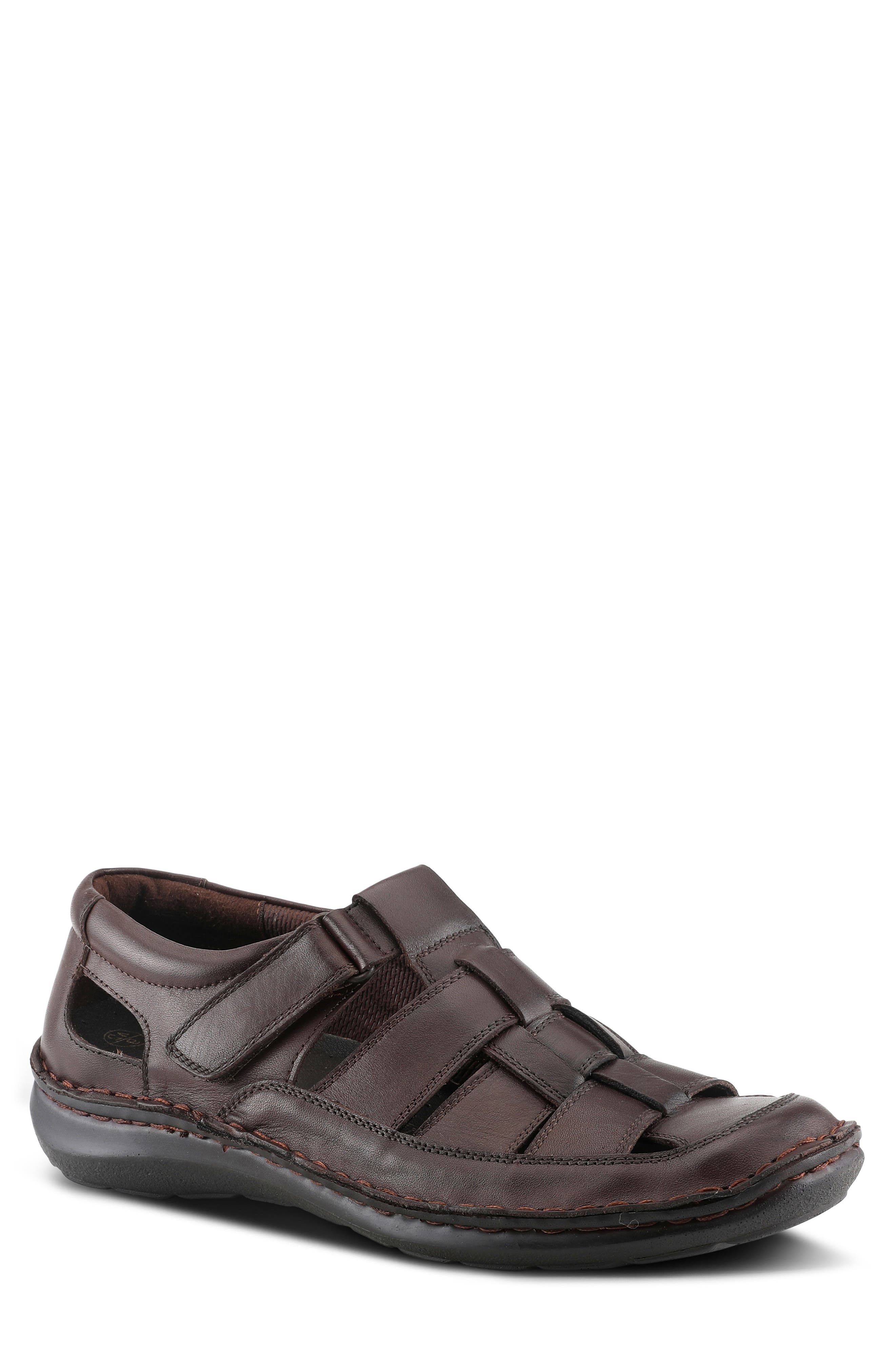 Spring Step Sandal, Main, color, Dark Brown