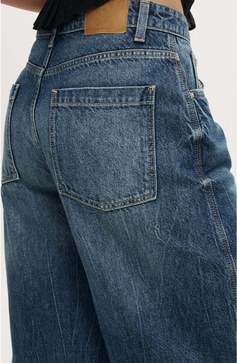 Cotton On 90 S Baggy Denim Jort, Alternate, color, 