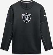 Nike Men's Nike Black Las Vegas Raiders Sideline Coaches Team Present Midweight Therma-FIT Sweatshirt