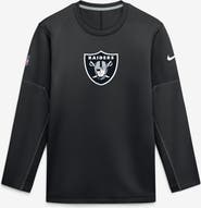 Nike Men's Nike Black Las Vegas Raiders Sideline Coaches Team Present Midweight Therma-FIT Sweatshirt