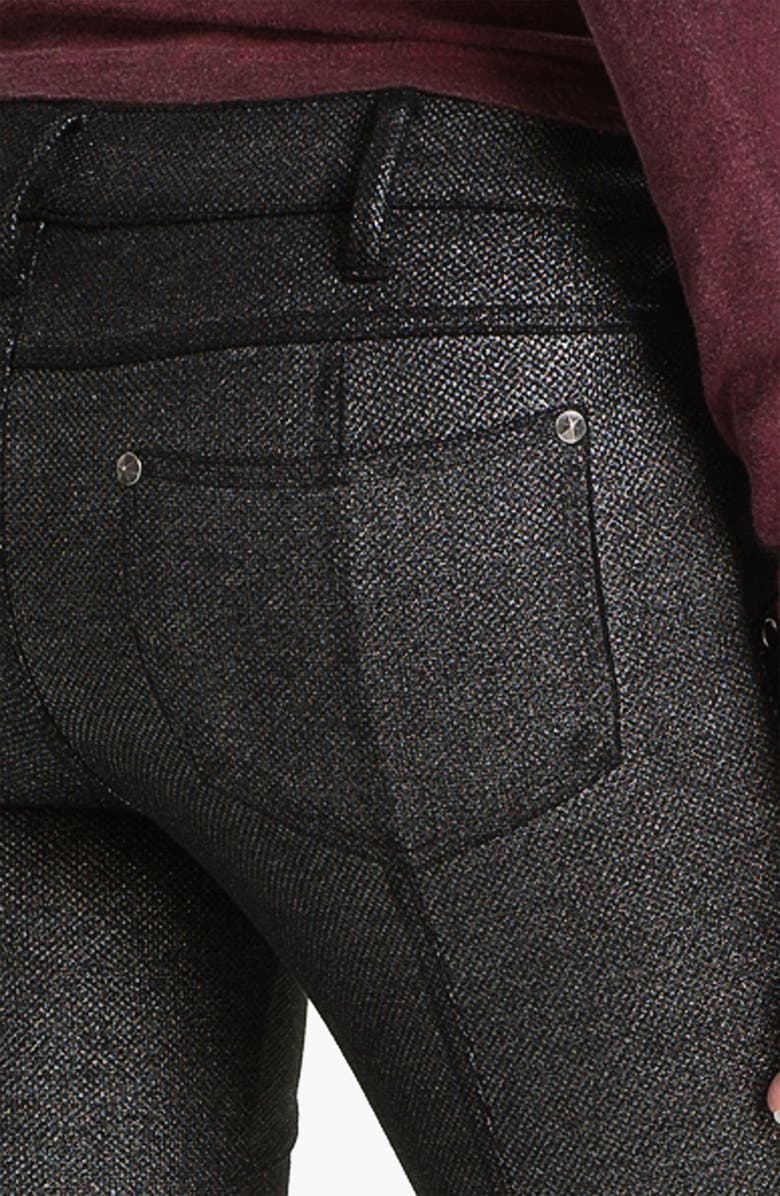 Free People Metallic Moto Pants, Alternate, color, 